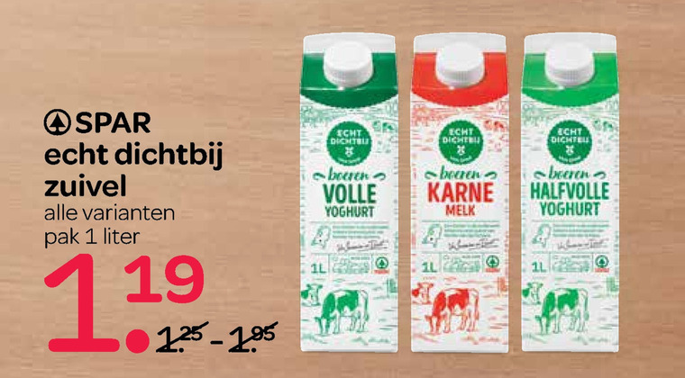 Spar Huismerk   yoghurt, melk folder aanbieding bij  Spar - details