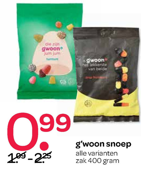 Gwoon   snoep folder aanbieding bij  Spar - details