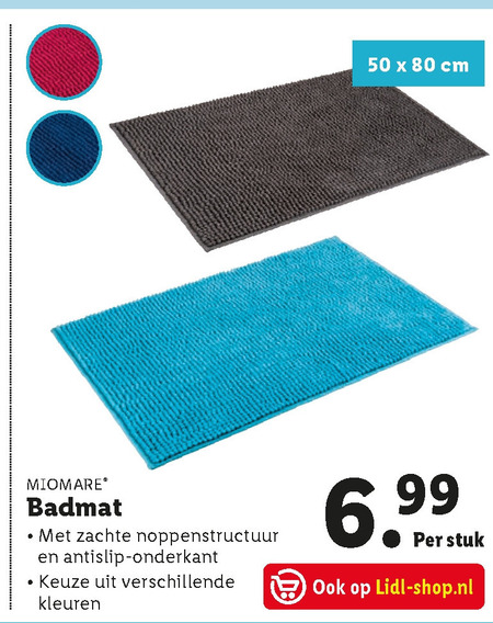 Miomare   badmat folder aanbieding bij  Lidl - details