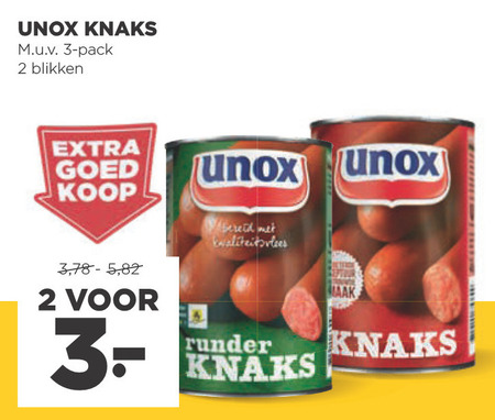 Unox   knakworst folder aanbieding bij  Jumbo - details