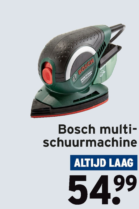 Bosch   schuurmachine folder aanbieding bij  Gamma - details