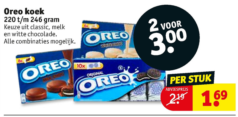 Oreo   biscuits folder aanbieding bij  Kruidvat - details