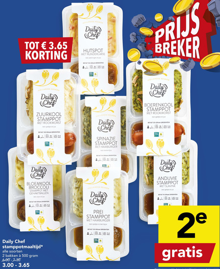 Daily Chef   hollandse kant en klaar maaltijd folder aanbieding bij  Deen - details