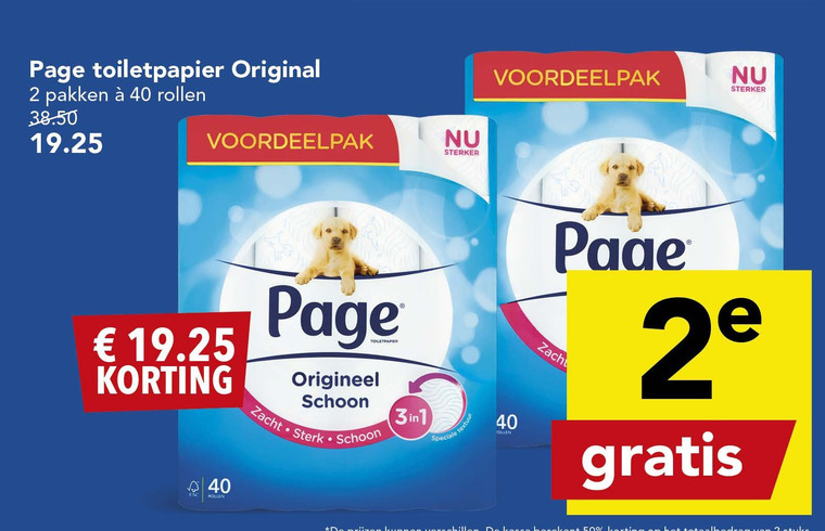 Page   toiletpapier folder aanbieding bij  Deen - details