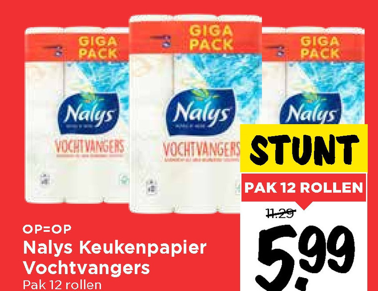 Nalys   keukenpapier folder aanbieding bij  Vomar - details