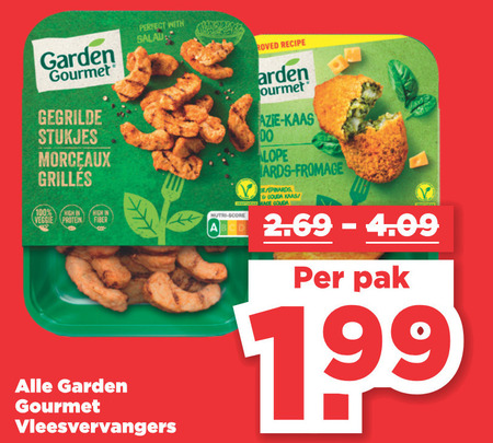 Garden Gourmet   vegetarisch folder aanbieding bij  Plus - details