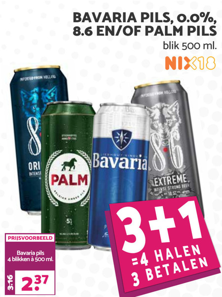 Bavaria 8.6   speciaalbier, blikje bier folder aanbieding bij  Boons Markt - details