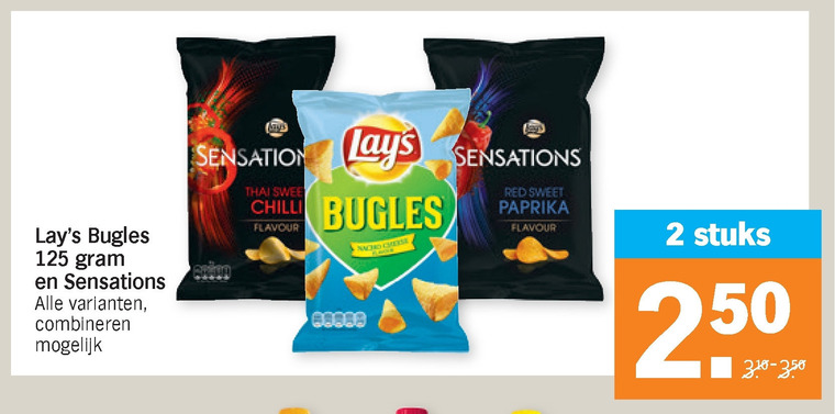 Lays   chips, zoutje folder aanbieding bij  Albert Heijn - details