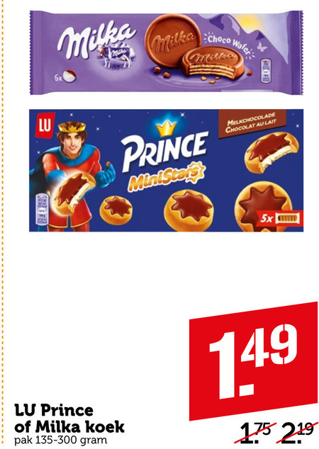 Milka   biscuits folder aanbieding bij  Coop - details