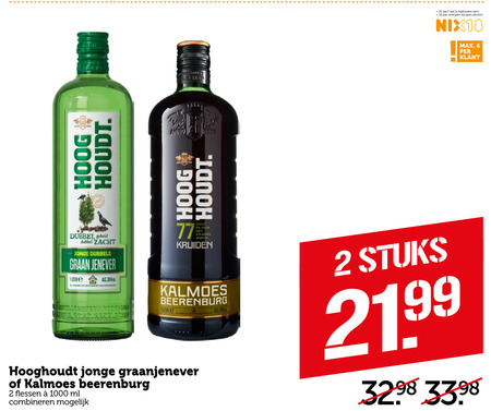 Hooghoudt   berenburg, jenever folder aanbieding bij  Coop - details