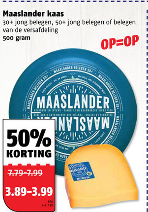 Maaslander   kaas folder aanbieding bij  Poiesz - details