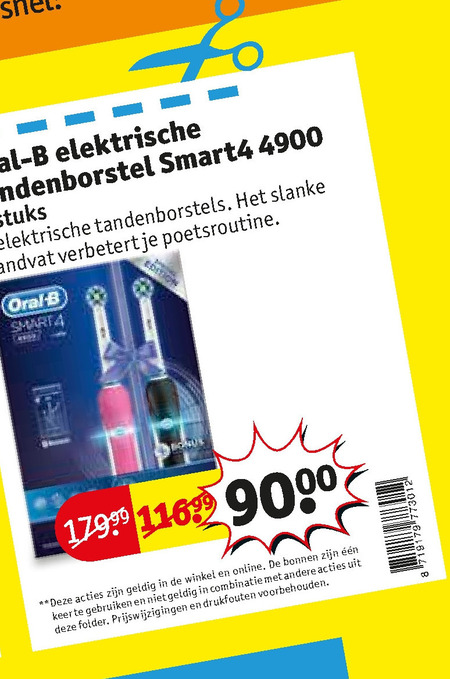 Braun Oral-B   electrische tandenborstel folder aanbieding bij  Kruidvat - details