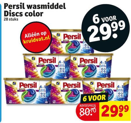 Persil   wasmiddel folder aanbieding bij  Kruidvat - details