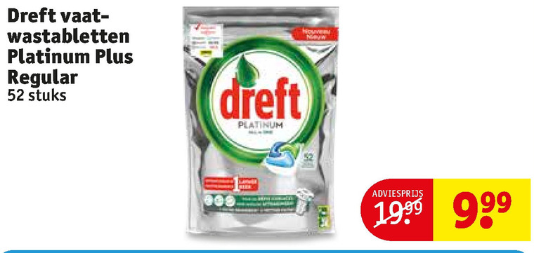 Dreft   vaatwasmiddel folder aanbieding bij  Kruidvat - details