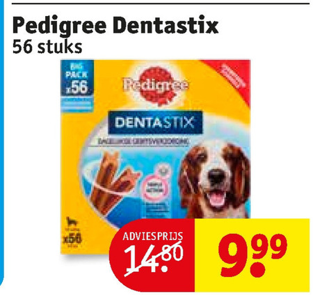 Pedigree Dentastix   hondensnacks folder aanbieding bij  Kruidvat - details