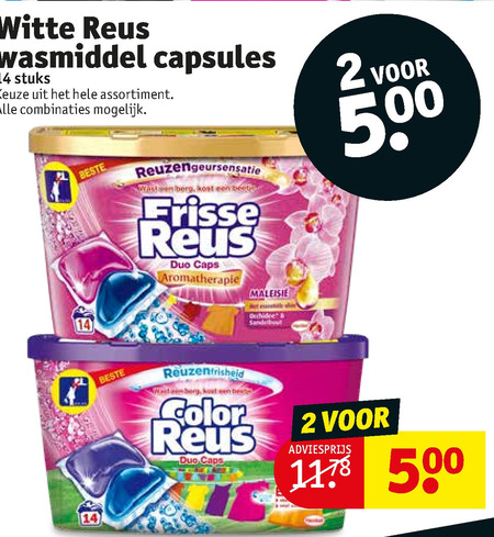 Color Reus   wasmiddel folder aanbieding bij  Kruidvat - details