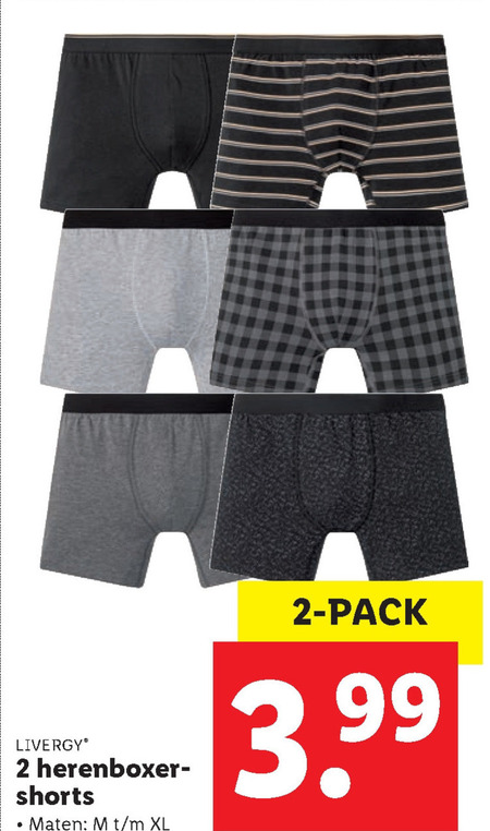 Livergy   heren boxershort folder aanbieding bij  Lidl - details