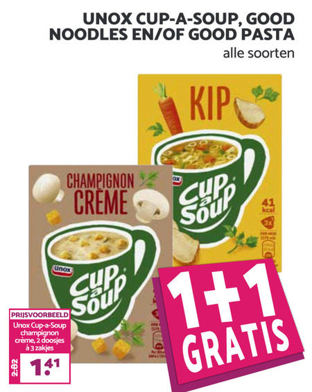 Cup a Soup   noodles, soep folder aanbieding bij  MCD Supermarkt Basis - details