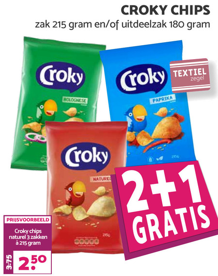 Croky   chips folder aanbieding bij  Boons Markt - details