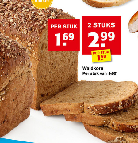 waldkorn   brood folder aanbieding bij  Hoogvliet - details