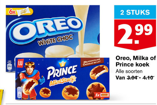 Oreo   biscuits folder aanbieding bij  Hoogvliet - details