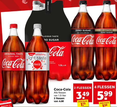 Coca-Cola   cola folder aanbieding bij  Hoogvliet - details