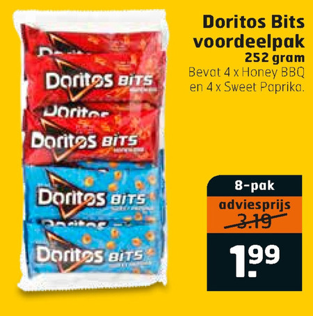 Doritos   zoutje folder aanbieding bij  Trekpleister - details