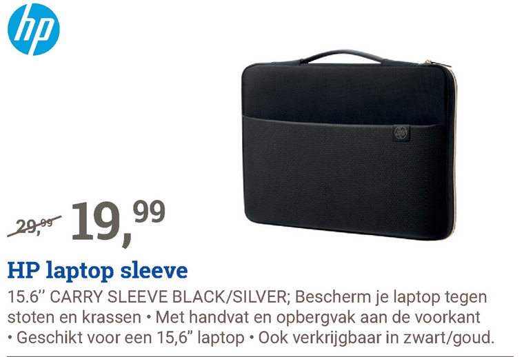 HP   notebook sleeve folder aanbieding bij  BCC - details