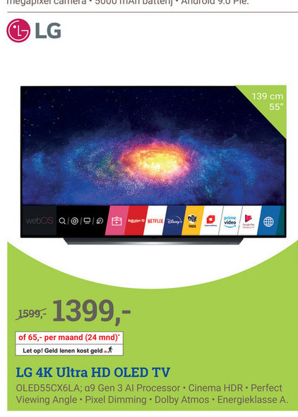 LG   4k ultrahd televisies folder aanbieding bij  BCC - details