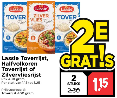 Lassie   rijst folder aanbieding bij  Vomar - details