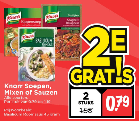 Knorr   soep, maaltijdmix folder aanbieding bij  Vomar - details