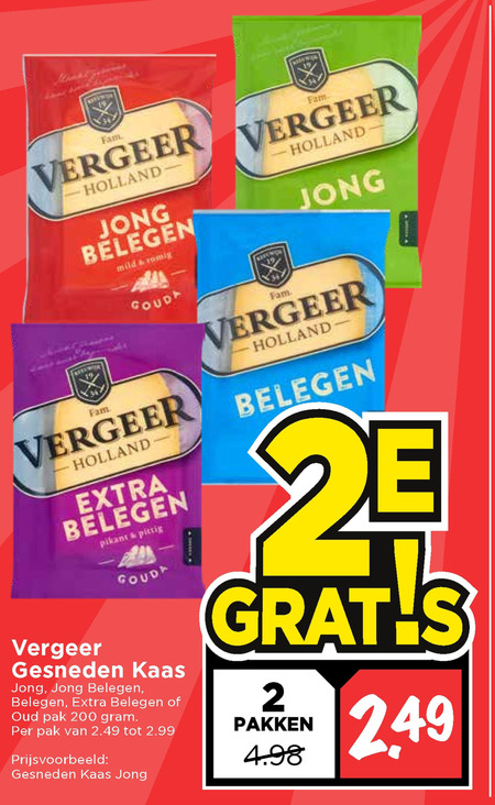 Vergeer   kaasplakken folder aanbieding bij  Vomar - details