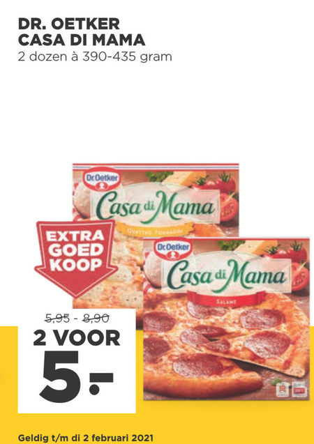 Dr Oetker   diepvriespizza folder aanbieding bij  Jumbo - details