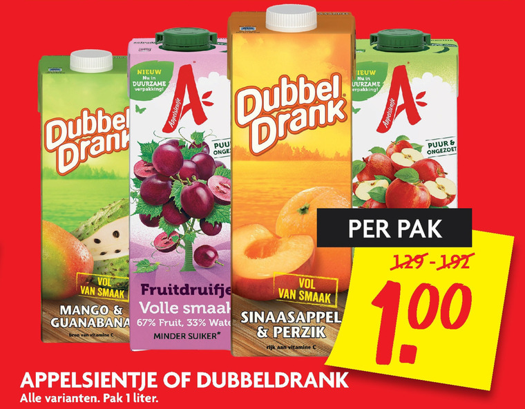 Appelsientje   fruitdrank folder aanbieding bij  Dekamarkt - details