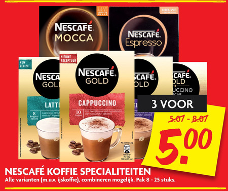 Nescafe   oploskoffie folder aanbieding bij  Dekamarkt - details