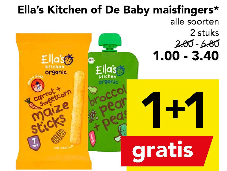 Ellas Kitchen   babyvoeding folder aanbieding bij  Deen - details