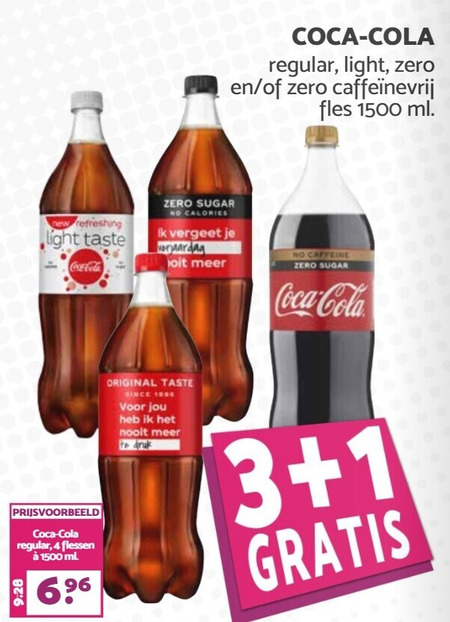 Coca-Cola   cola folder aanbieding bij  MCD Supermarkt Basis - details