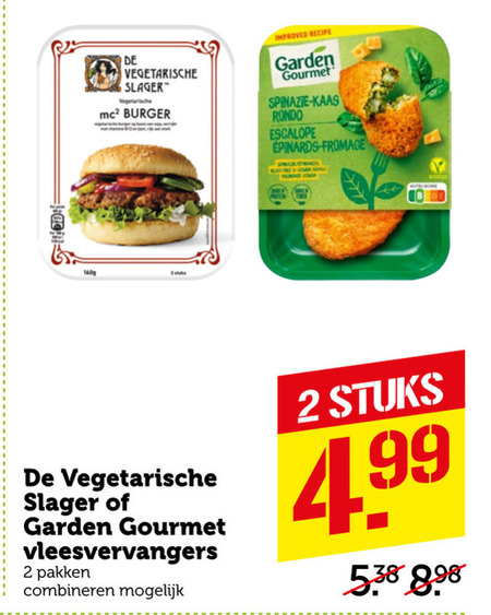 De vegetarische Slager   vegetarisch folder aanbieding bij  Coop - details