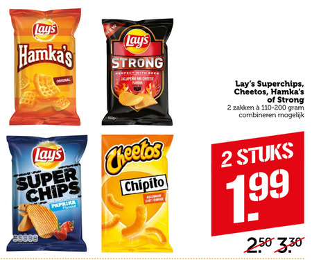 Lays   chips, zoutje folder aanbieding bij  Coop - details