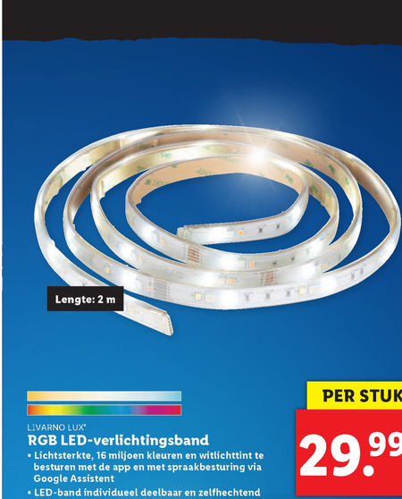 Livarno   led strip folder aanbieding bij  Lidl - details