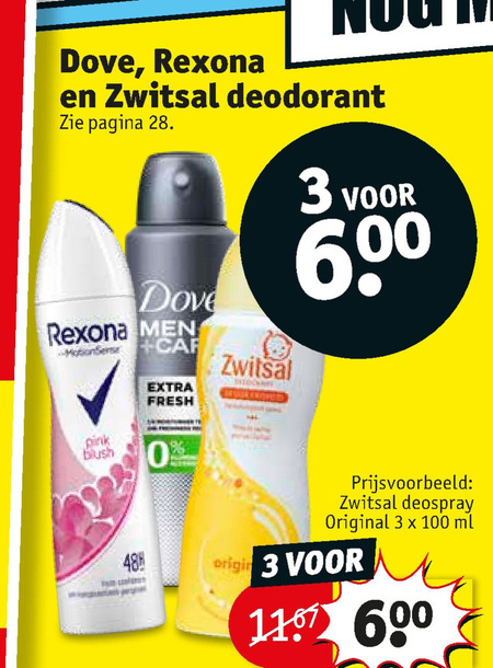 Rexona   deodorant folder aanbieding bij  Kruidvat - details