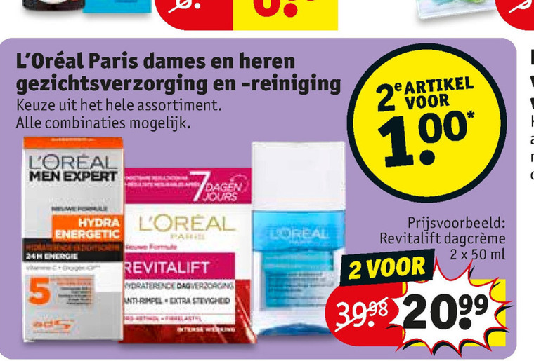 L Oreal   nachtcreme, gezichtsverzorging folder aanbieding bij  Kruidvat - details