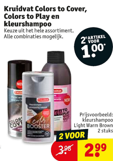 Kruidvat Huismerk   haarkleuring folder aanbieding bij  Kruidvat - details