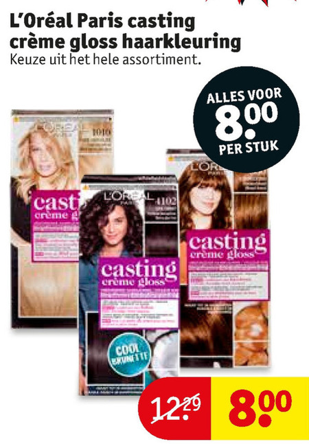 L Oreal   haarkleuring folder aanbieding bij  Kruidvat - details