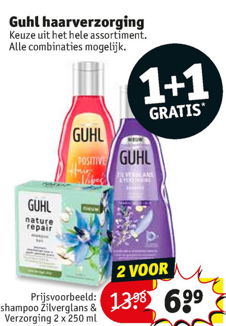 Guhl   conditioner, shampoo folder aanbieding bij  Kruidvat - details