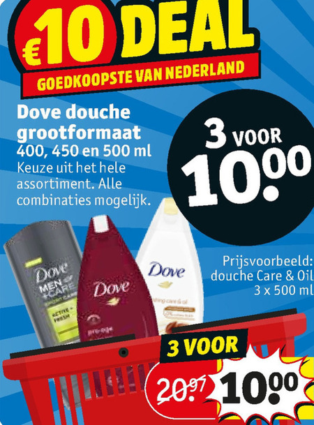 Dove   douchegel folder aanbieding bij  Kruidvat - details