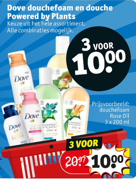 Dove   douchegel folder aanbieding bij  Kruidvat - details