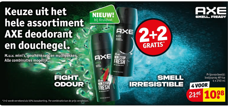 Axe   douchegel, deodorant folder aanbieding bij  Kruidvat - details