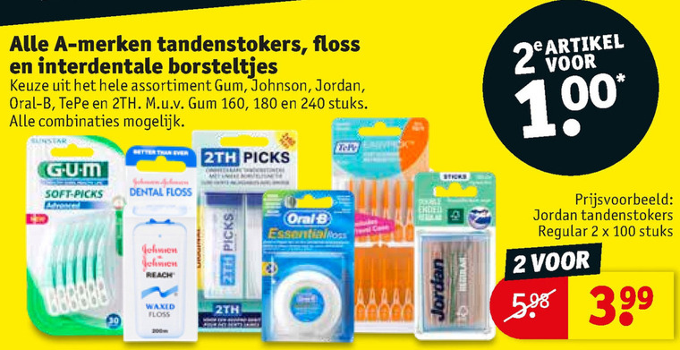 Vervagen opslaan Signaal Alle merken interdentale ragers, tandenstokers folder aanbieding bij  Kruidvat - details