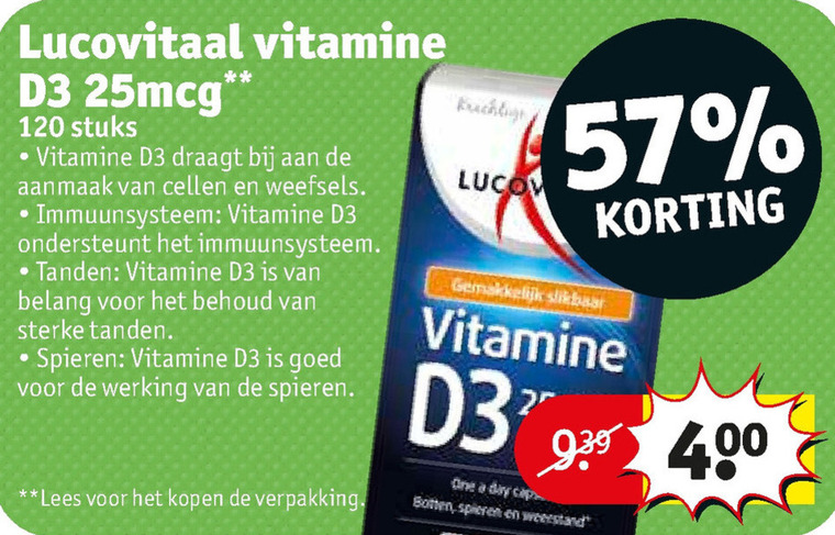 Lucovitaal   vitamine folder aanbieding bij  Kruidvat - details